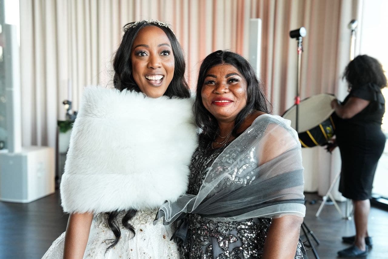 Candid celebration at Dallas wedding reception