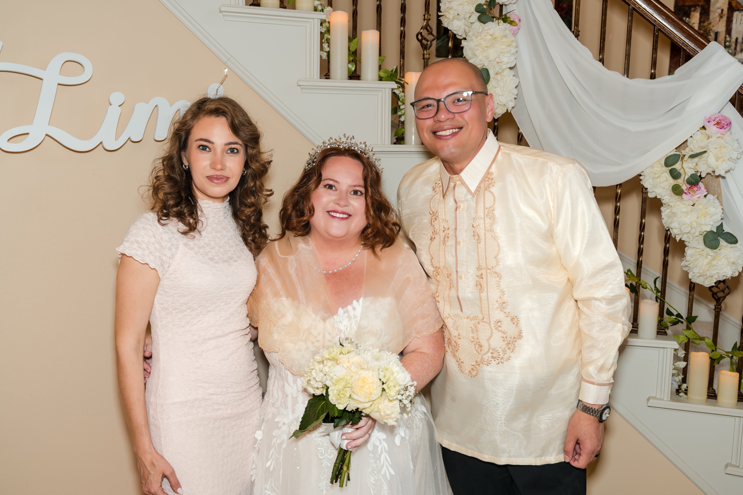 Intimate chapel wedding ceremony